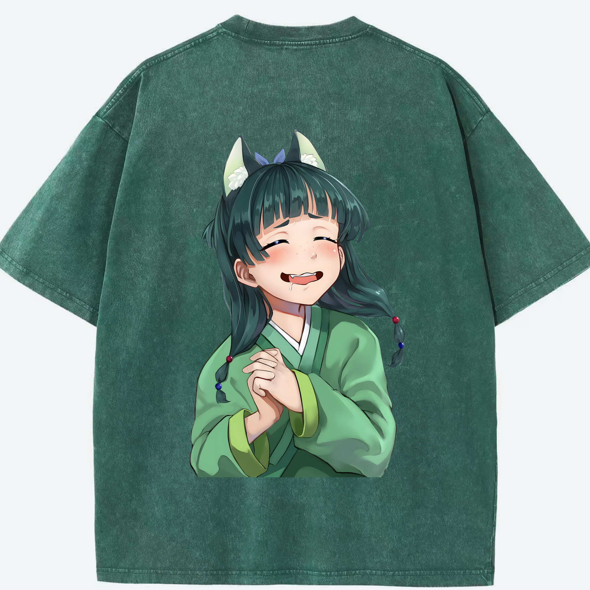 （画像用） 薬屋のひとりごと The Apothecary Diaries 綿100% ヴィンテージ風 半袖Tシャツ（背面プリント）